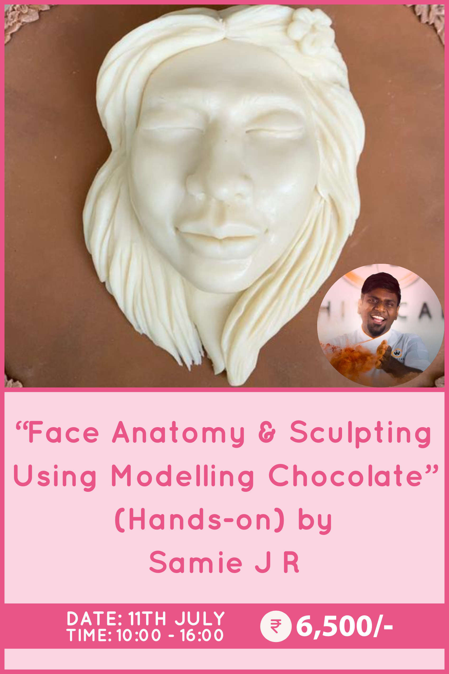 Face Anatomy & Sculpting using Modelling Chocolate by Samie J R