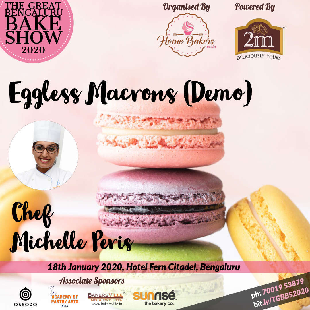 Eggless Macarons by Michelle Peris