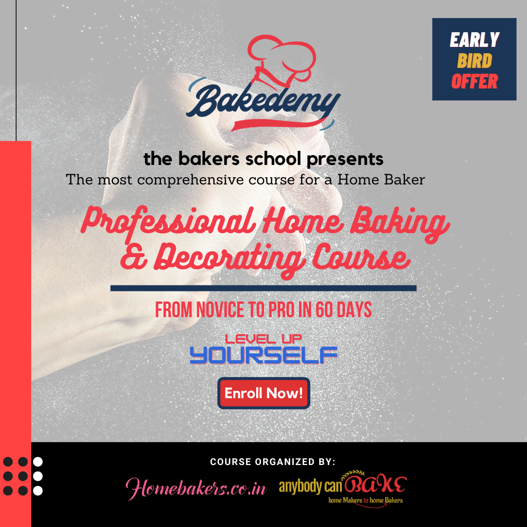 60-Days Professional Home Baking & Cake Decorating Online Course