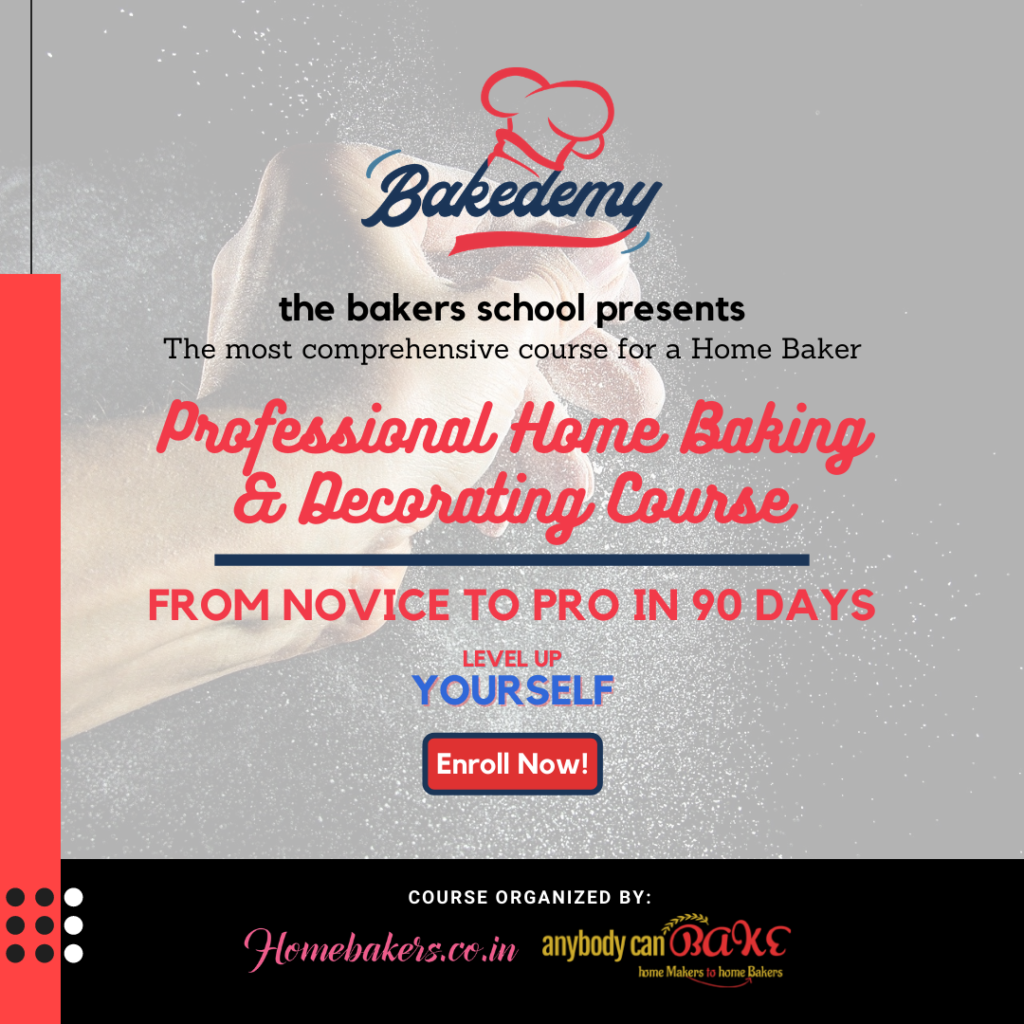 Bakedemy 90 days Baking & Cake Decorating Course