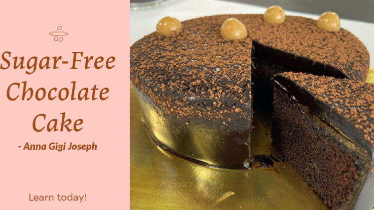 Sugar-Free Chocolate Sponge Cake