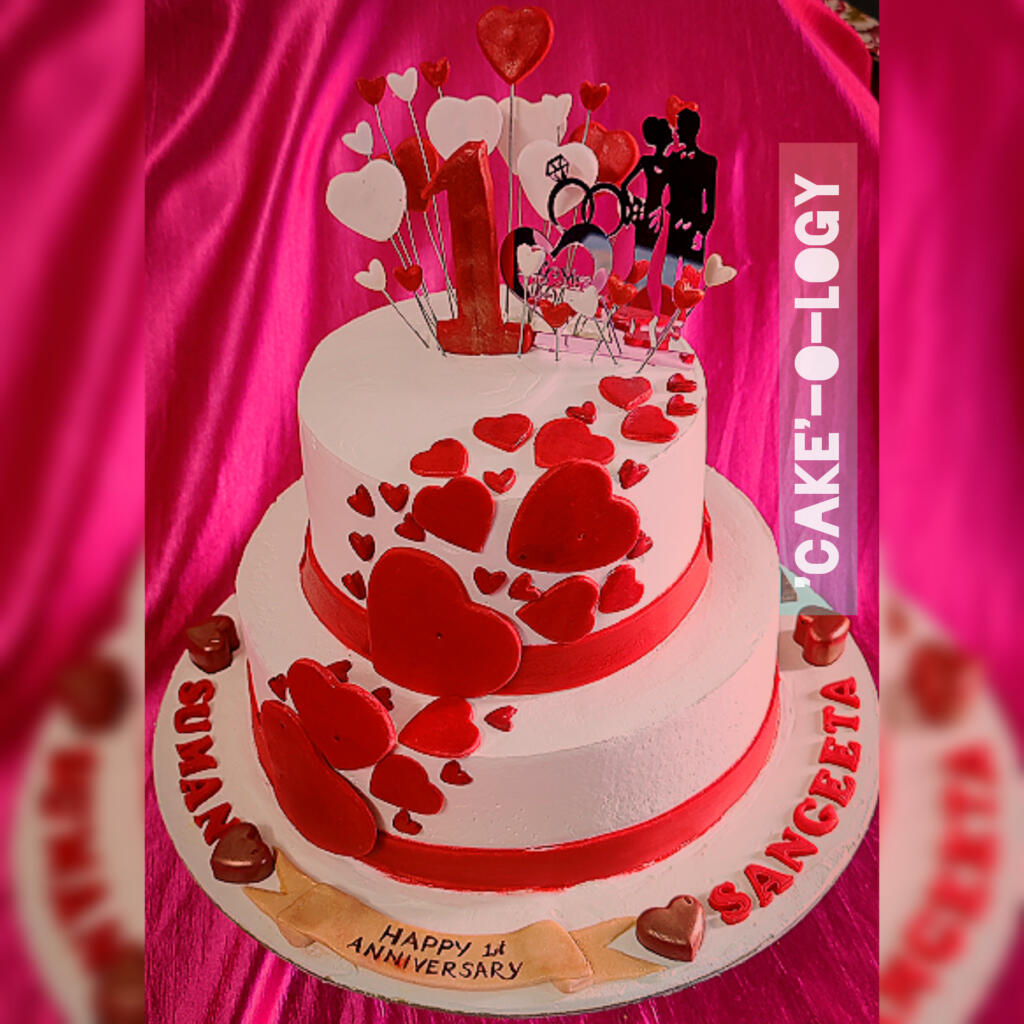 Anniversary Cake Online | Order Online 25th Anniversary Cakes in Gurgaon |  Bakers Oven