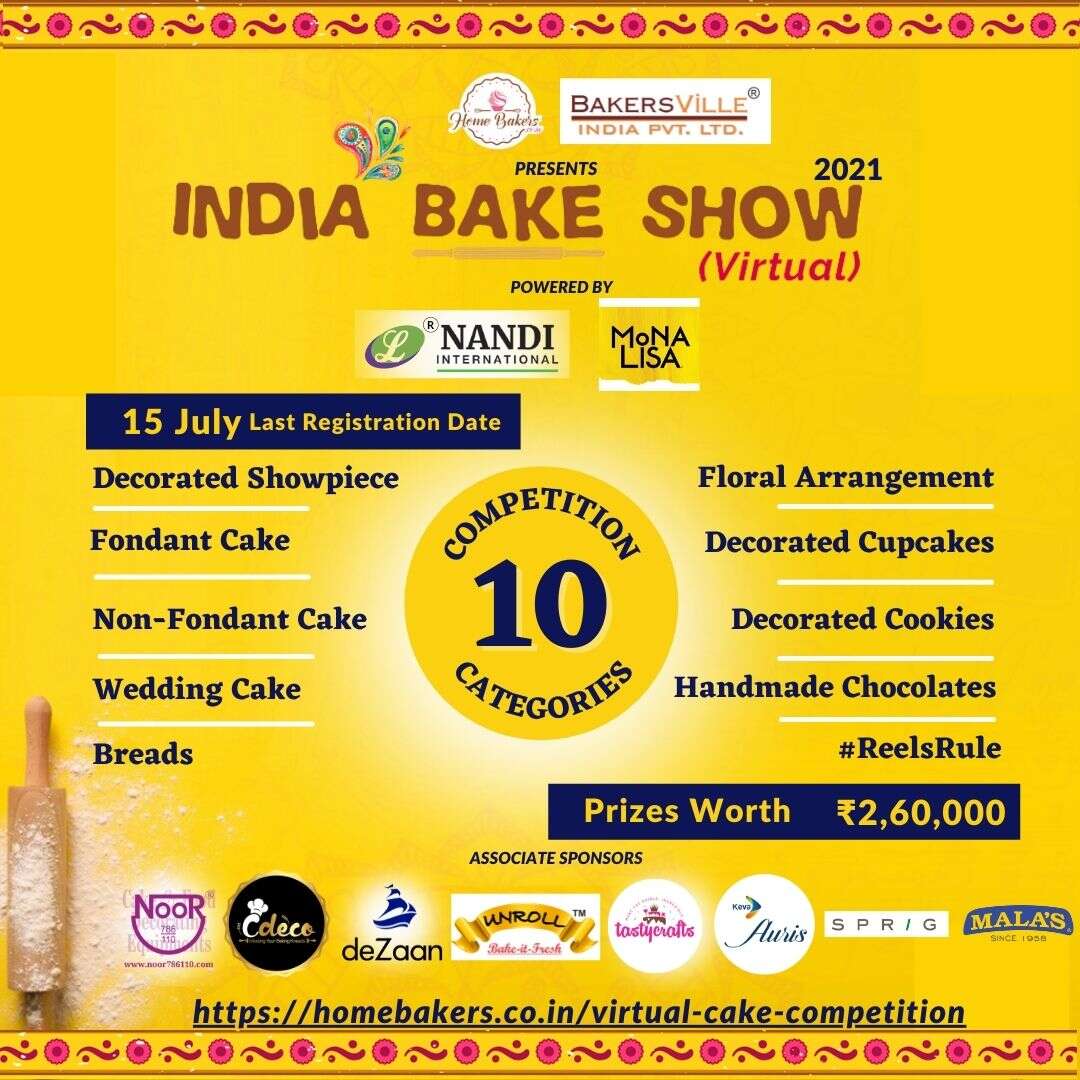 India Bake Show 2021 (Virtual) Competition