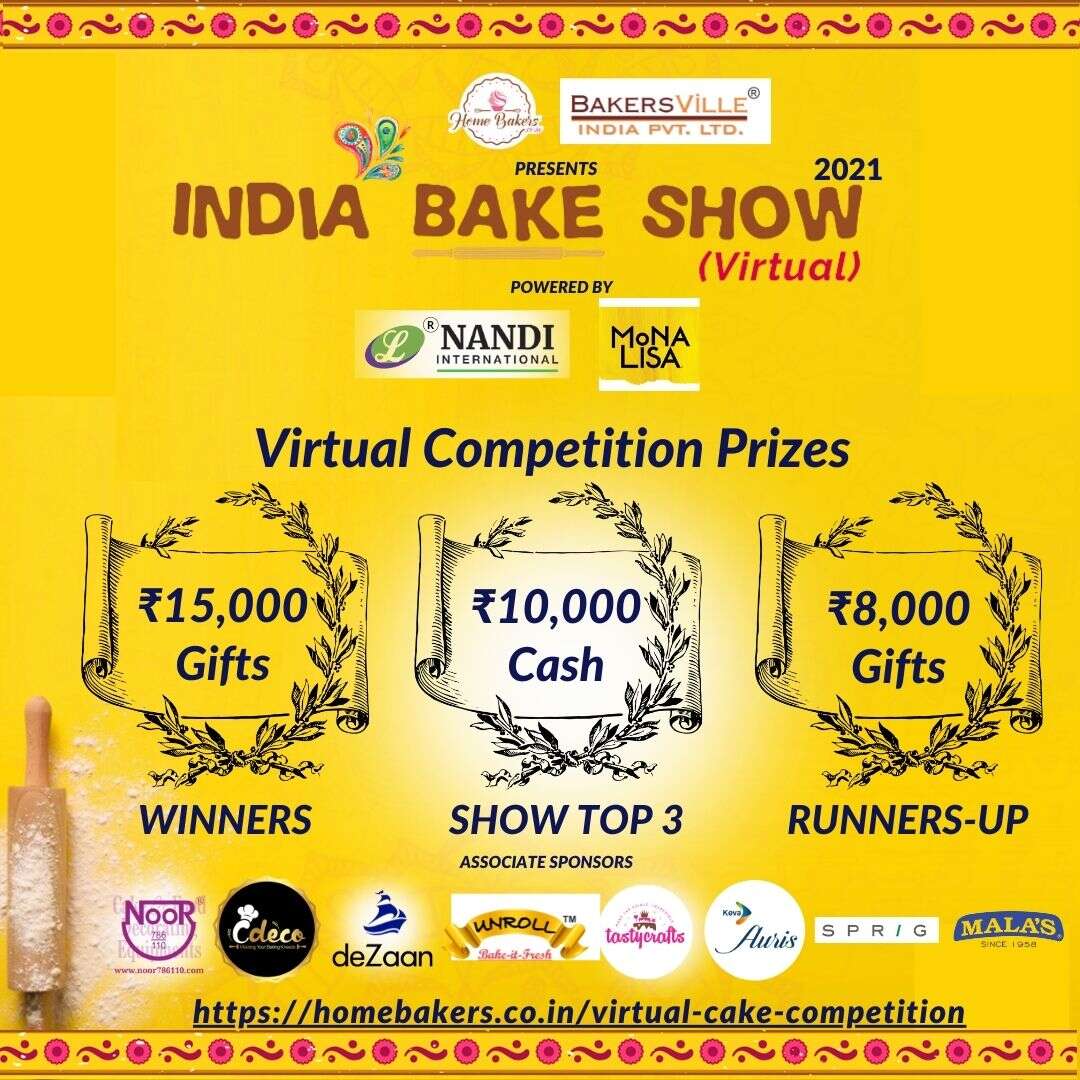 India Bake Show (Virtual) Competition Prizes